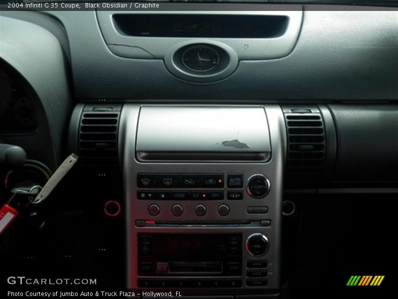 Black Obsidian / Graphite 2004 Infiniti G 35 Coupe