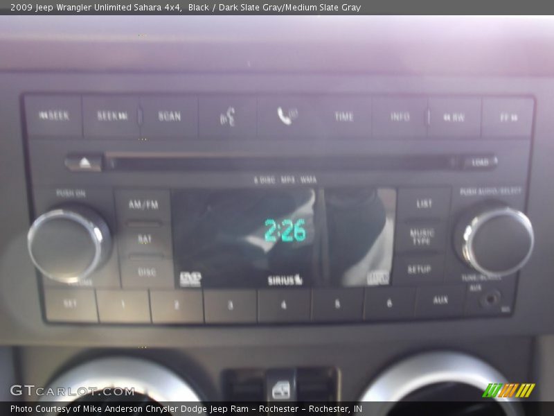 Black / Dark Slate Gray/Medium Slate Gray 2009 Jeep Wrangler Unlimited Sahara 4x4