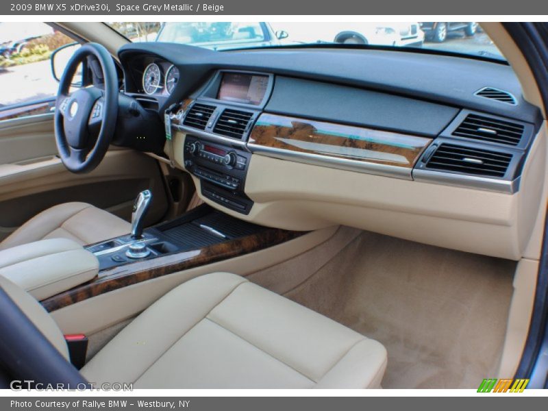 Space Grey Metallic / Beige 2009 BMW X5 xDrive30i