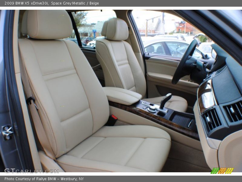 Space Grey Metallic / Beige 2009 BMW X5 xDrive30i