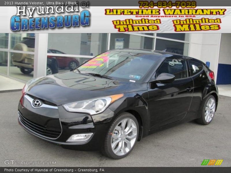 Ultra Black / Black 2013 Hyundai Veloster