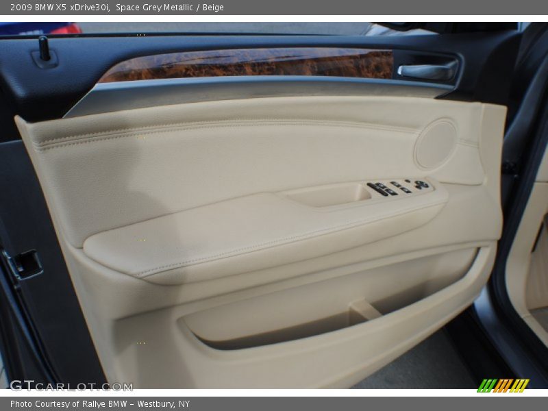 Space Grey Metallic / Beige 2009 BMW X5 xDrive30i