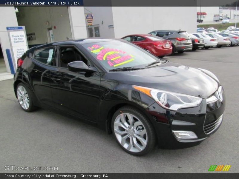 Ultra Black / Black 2013 Hyundai Veloster