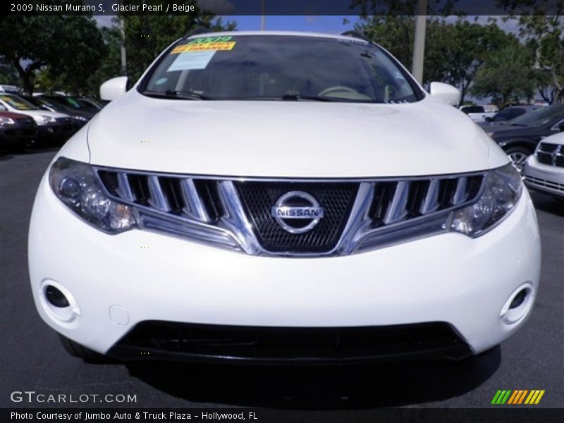Glacier Pearl / Beige 2009 Nissan Murano S