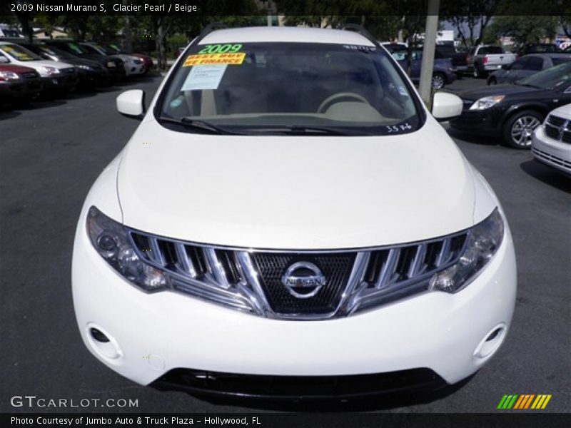 Glacier Pearl / Beige 2009 Nissan Murano S