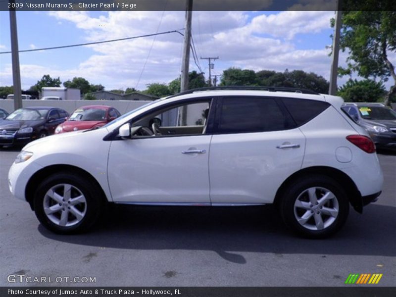 Glacier Pearl / Beige 2009 Nissan Murano S