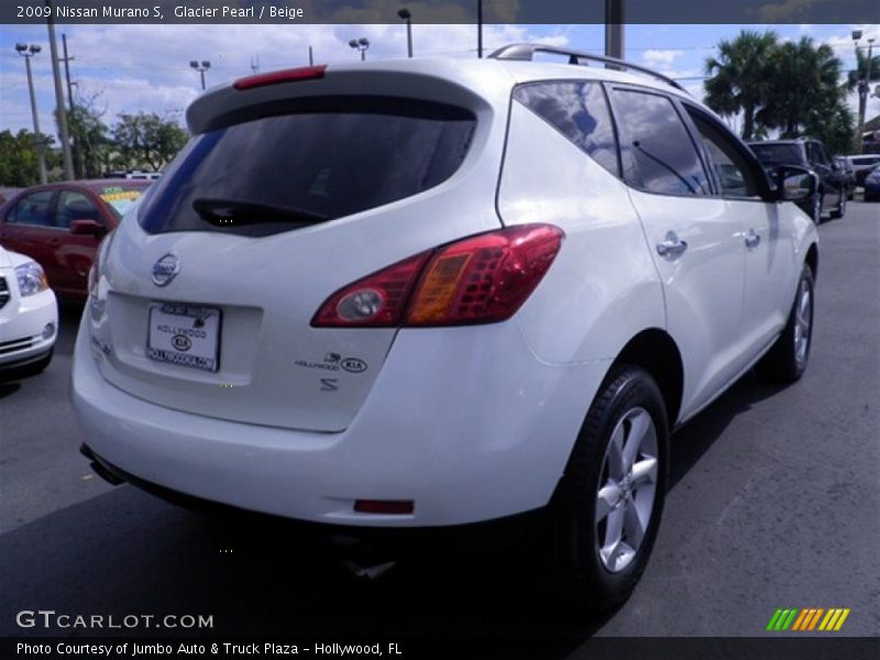 Glacier Pearl / Beige 2009 Nissan Murano S