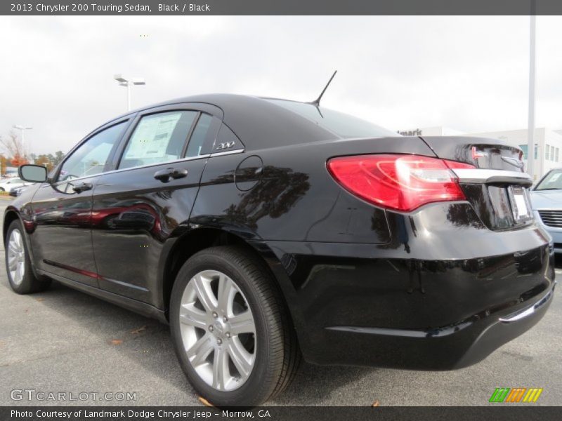 Black / Black 2013 Chrysler 200 Touring Sedan