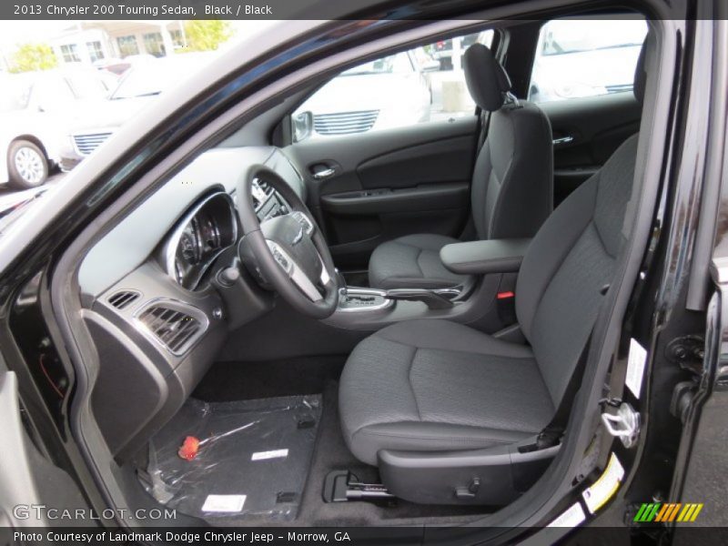 Black / Black 2013 Chrysler 200 Touring Sedan