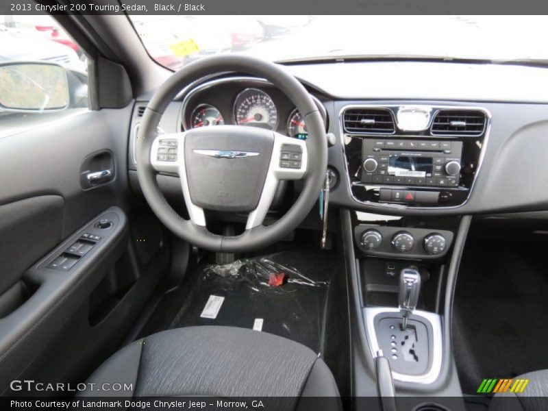 Black / Black 2013 Chrysler 200 Touring Sedan