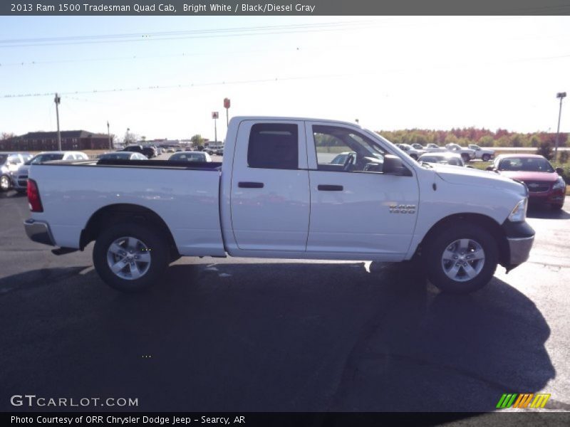 Bright White / Black/Diesel Gray 2013 Ram 1500 Tradesman Quad Cab