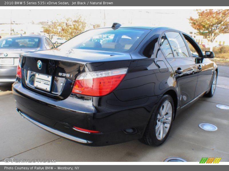 Jet Black / Natural Brown 2010 BMW 5 Series 535i xDrive Sedan