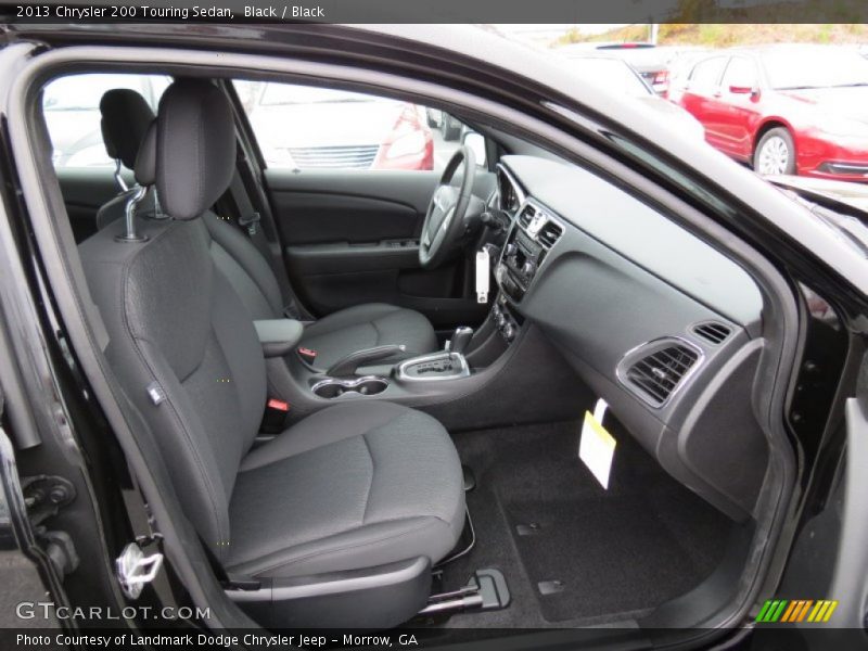 Black / Black 2013 Chrysler 200 Touring Sedan