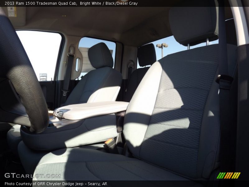 Bright White / Black/Diesel Gray 2013 Ram 1500 Tradesman Quad Cab
