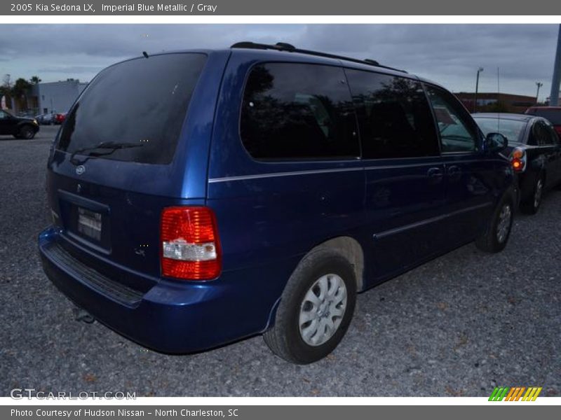 Imperial Blue Metallic / Gray 2005 Kia Sedona LX