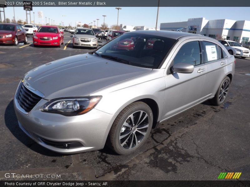 Billet Silver Metallic / Black 2013 Chrysler 200 S Sedan
