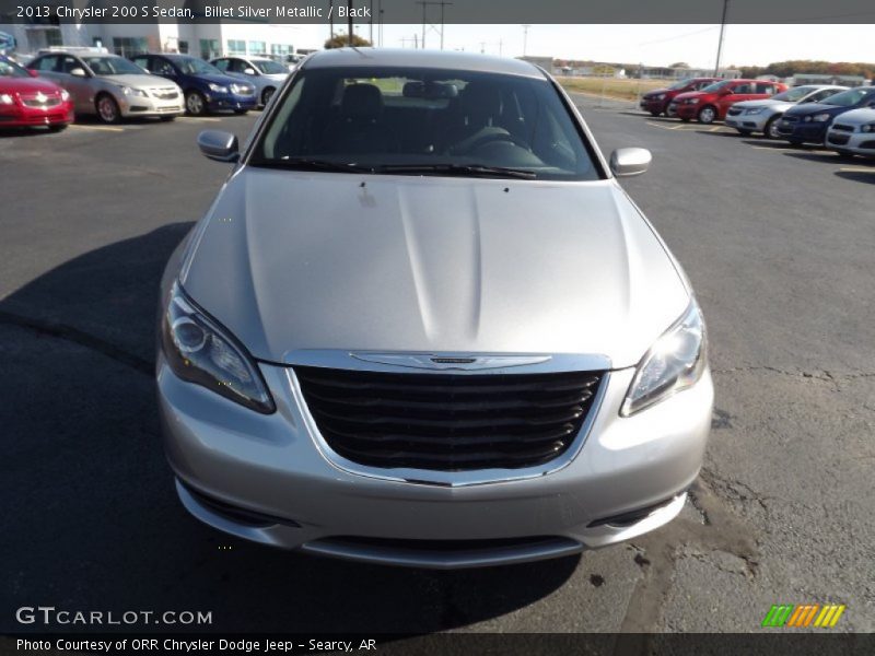 Billet Silver Metallic / Black 2013 Chrysler 200 S Sedan
