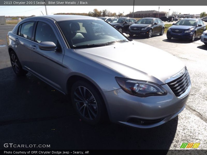 Billet Silver Metallic / Black 2013 Chrysler 200 S Sedan