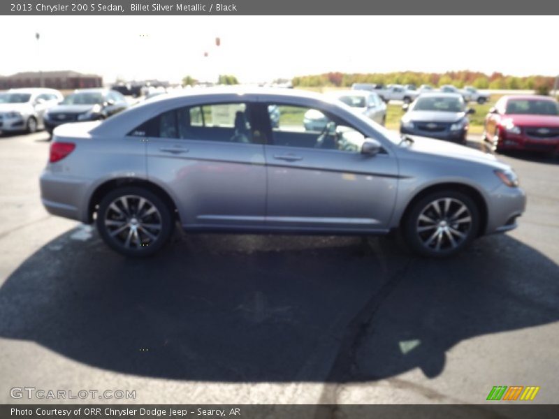 Billet Silver Metallic / Black 2013 Chrysler 200 S Sedan
