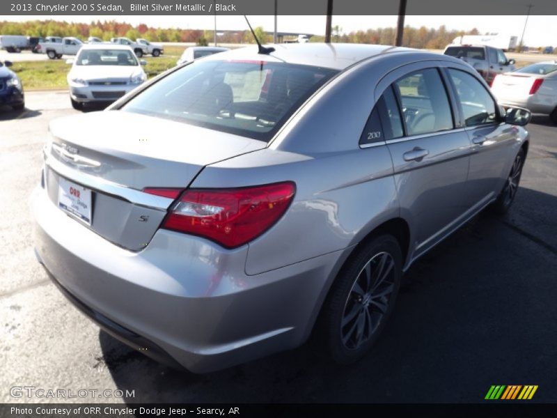 Billet Silver Metallic / Black 2013 Chrysler 200 S Sedan
