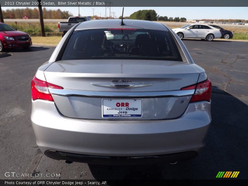 Billet Silver Metallic / Black 2013 Chrysler 200 S Sedan