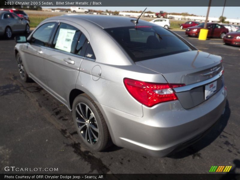 Billet Silver Metallic / Black 2013 Chrysler 200 S Sedan