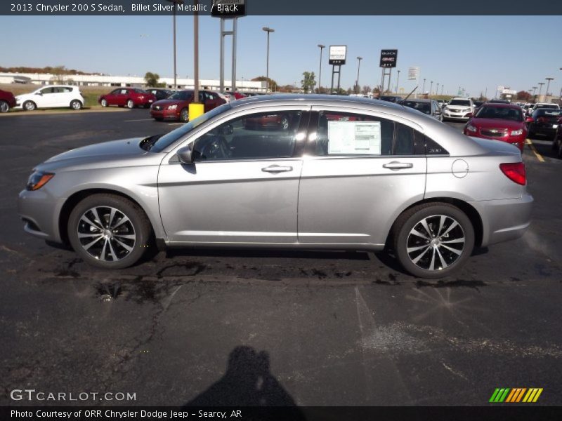 Billet Silver Metallic / Black 2013 Chrysler 200 S Sedan