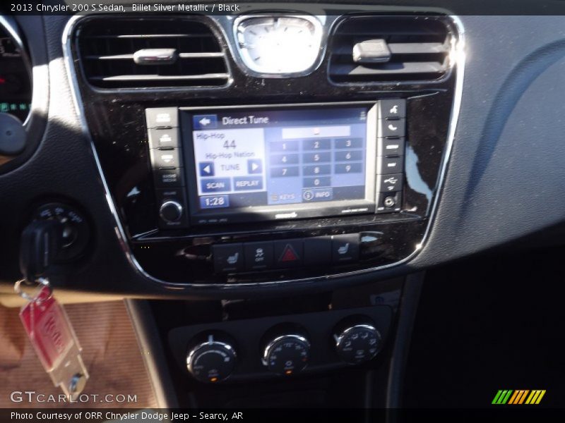 Billet Silver Metallic / Black 2013 Chrysler 200 S Sedan