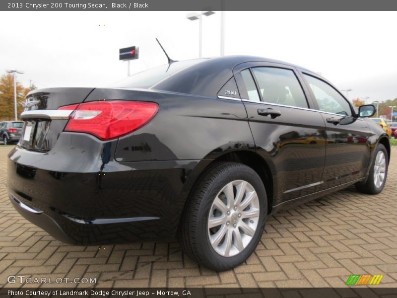 Black / Black 2013 Chrysler 200 Touring Sedan