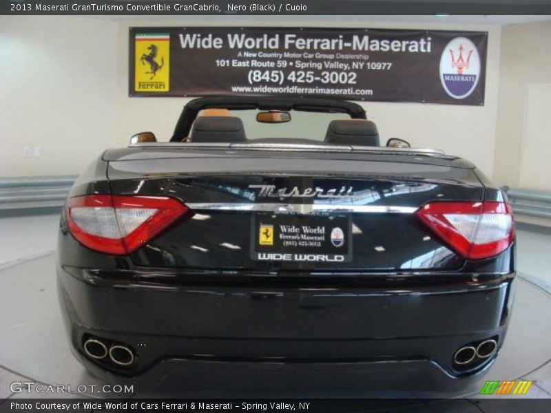 Nero (Black) / Cuoio 2013 Maserati GranTurismo Convertible GranCabrio