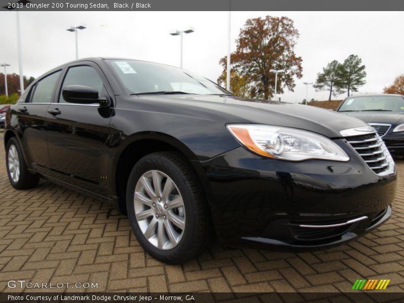 Black / Black 2013 Chrysler 200 Touring Sedan