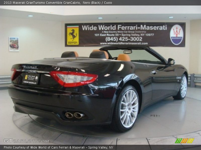 Nero (Black) / Cuoio 2013 Maserati GranTurismo Convertible GranCabrio