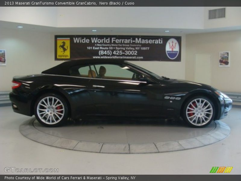 Nero (Black) / Cuoio 2013 Maserati GranTurismo Convertible GranCabrio