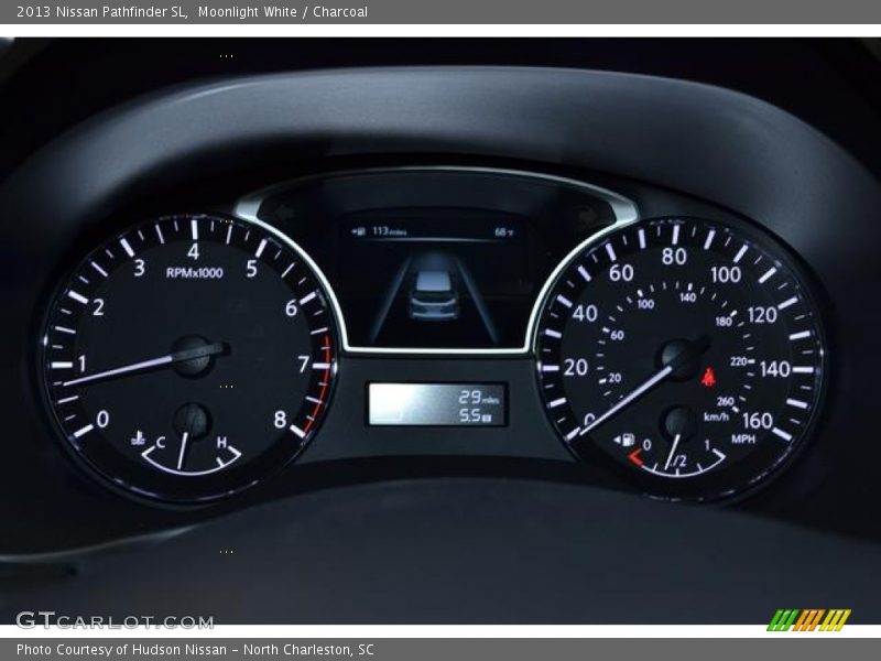 Moonlight White / Charcoal 2013 Nissan Pathfinder SL