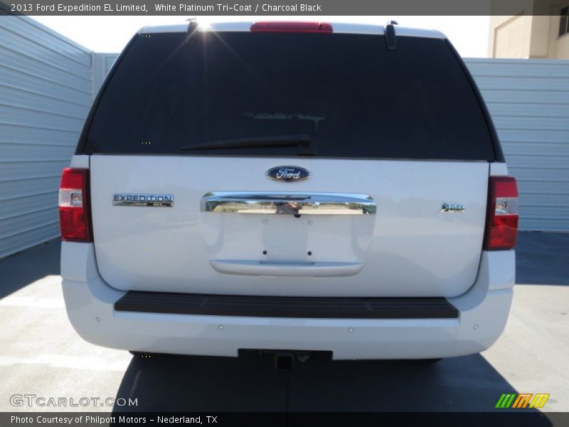 White Platinum Tri-Coat / Charcoal Black 2013 Ford Expedition EL Limited