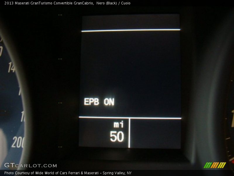 Nero (Black) / Cuoio 2013 Maserati GranTurismo Convertible GranCabrio