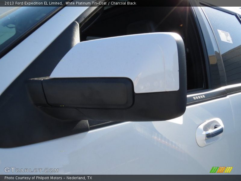White Platinum Tri-Coat / Charcoal Black 2013 Ford Expedition EL Limited