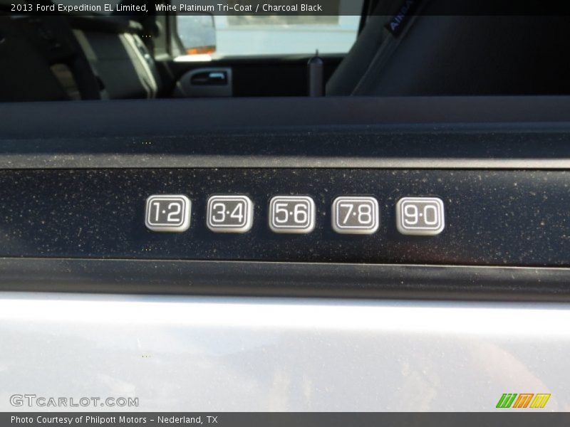 White Platinum Tri-Coat / Charcoal Black 2013 Ford Expedition EL Limited