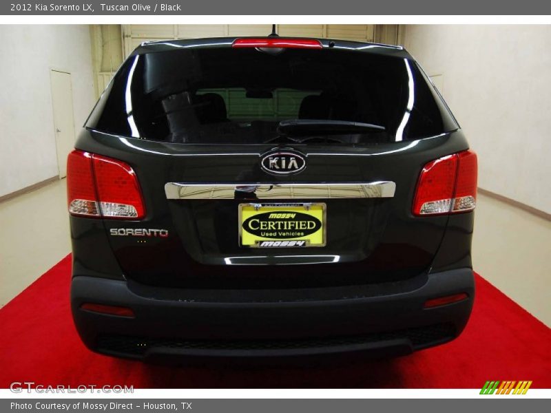 Tuscan Olive / Black 2012 Kia Sorento LX