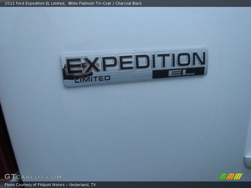White Platinum Tri-Coat / Charcoal Black 2013 Ford Expedition EL Limited