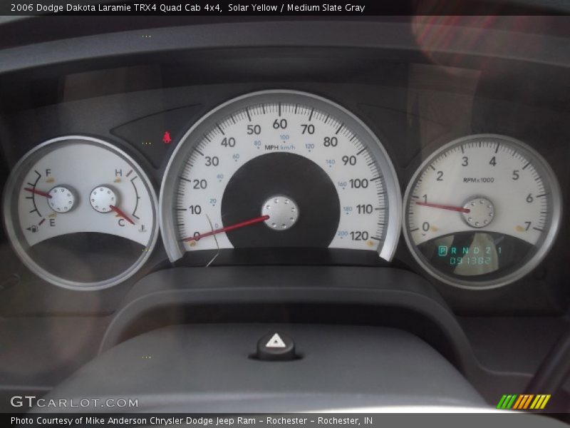  2006 Dakota Laramie TRX4 Quad Cab 4x4 Laramie TRX4 Quad Cab 4x4 Gauges