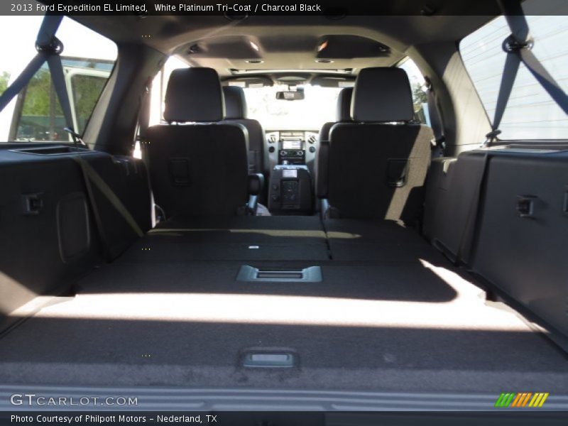 White Platinum Tri-Coat / Charcoal Black 2013 Ford Expedition EL Limited