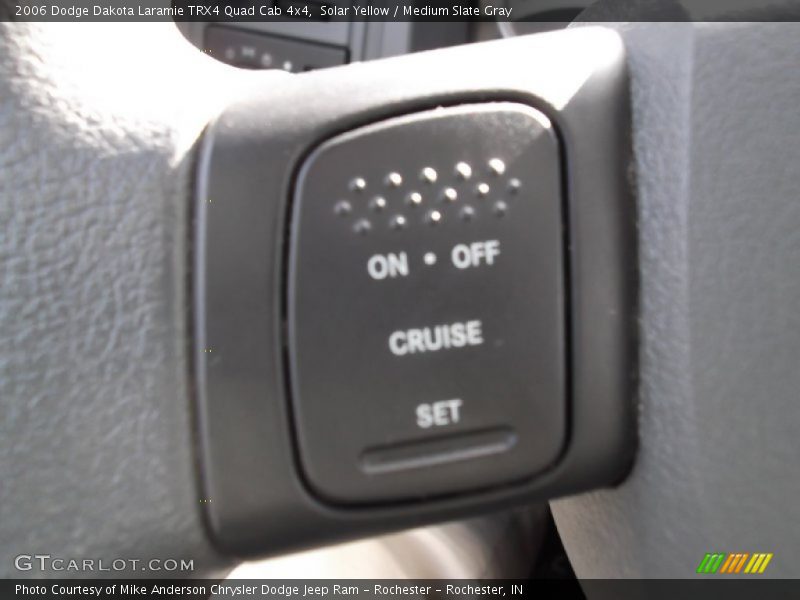 Solar Yellow / Medium Slate Gray 2006 Dodge Dakota Laramie TRX4 Quad Cab 4x4