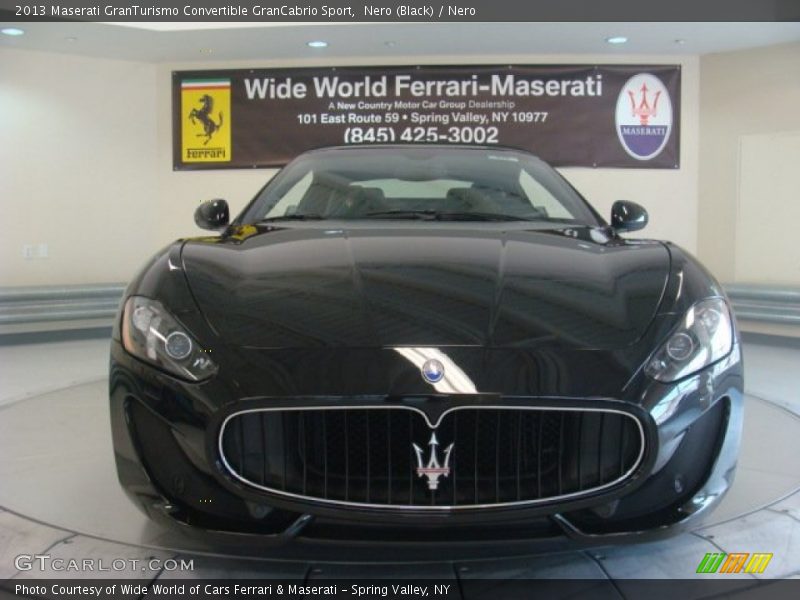 Nero (Black) / Nero 2013 Maserati GranTurismo Convertible GranCabrio Sport