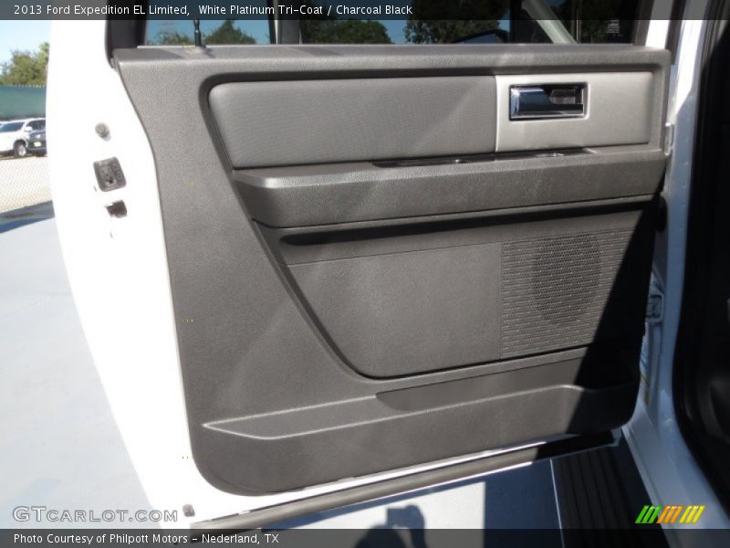 White Platinum Tri-Coat / Charcoal Black 2013 Ford Expedition EL Limited