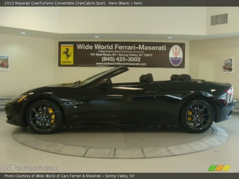 Nero (Black) / Nero 2013 Maserati GranTurismo Convertible GranCabrio Sport