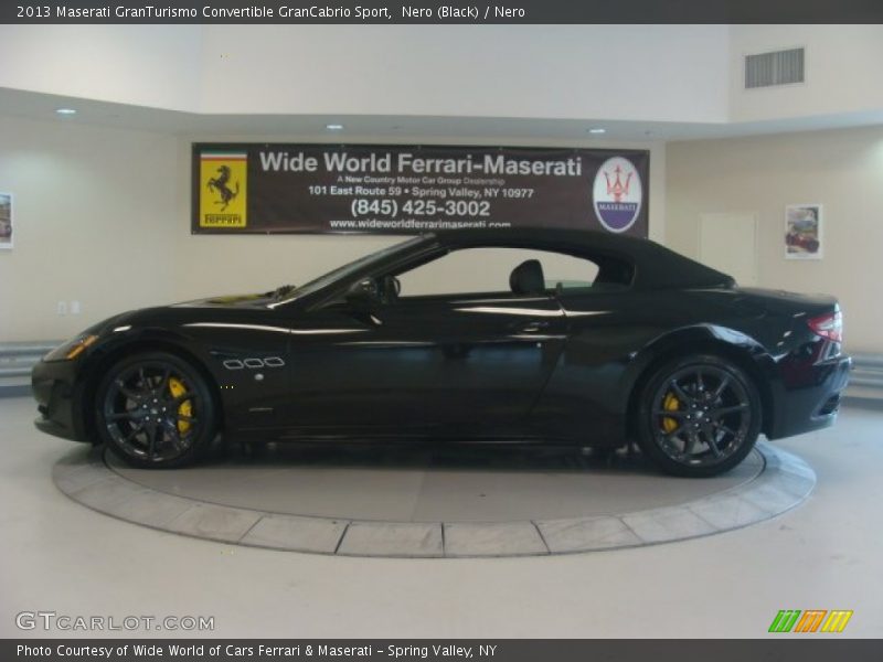 Nero (Black) / Nero 2013 Maserati GranTurismo Convertible GranCabrio Sport