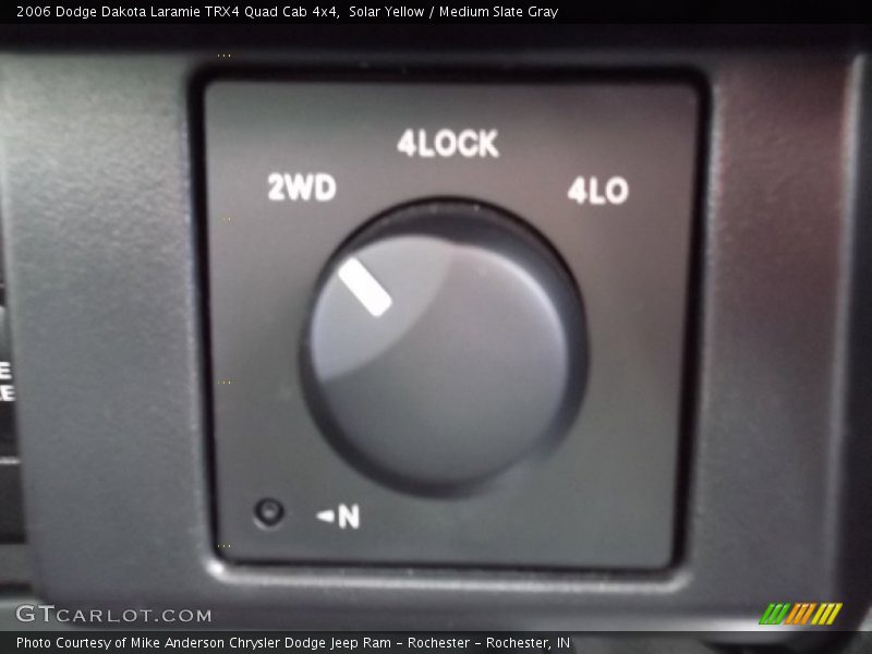 Solar Yellow / Medium Slate Gray 2006 Dodge Dakota Laramie TRX4 Quad Cab 4x4