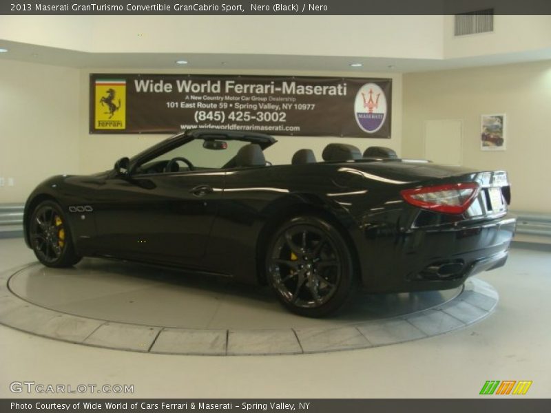 Nero (Black) / Nero 2013 Maserati GranTurismo Convertible GranCabrio Sport