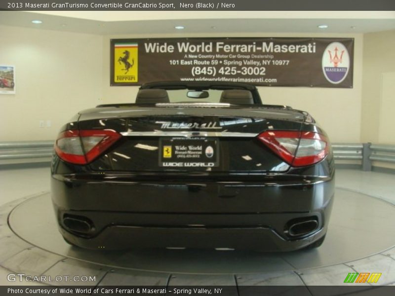 Nero (Black) / Nero 2013 Maserati GranTurismo Convertible GranCabrio Sport